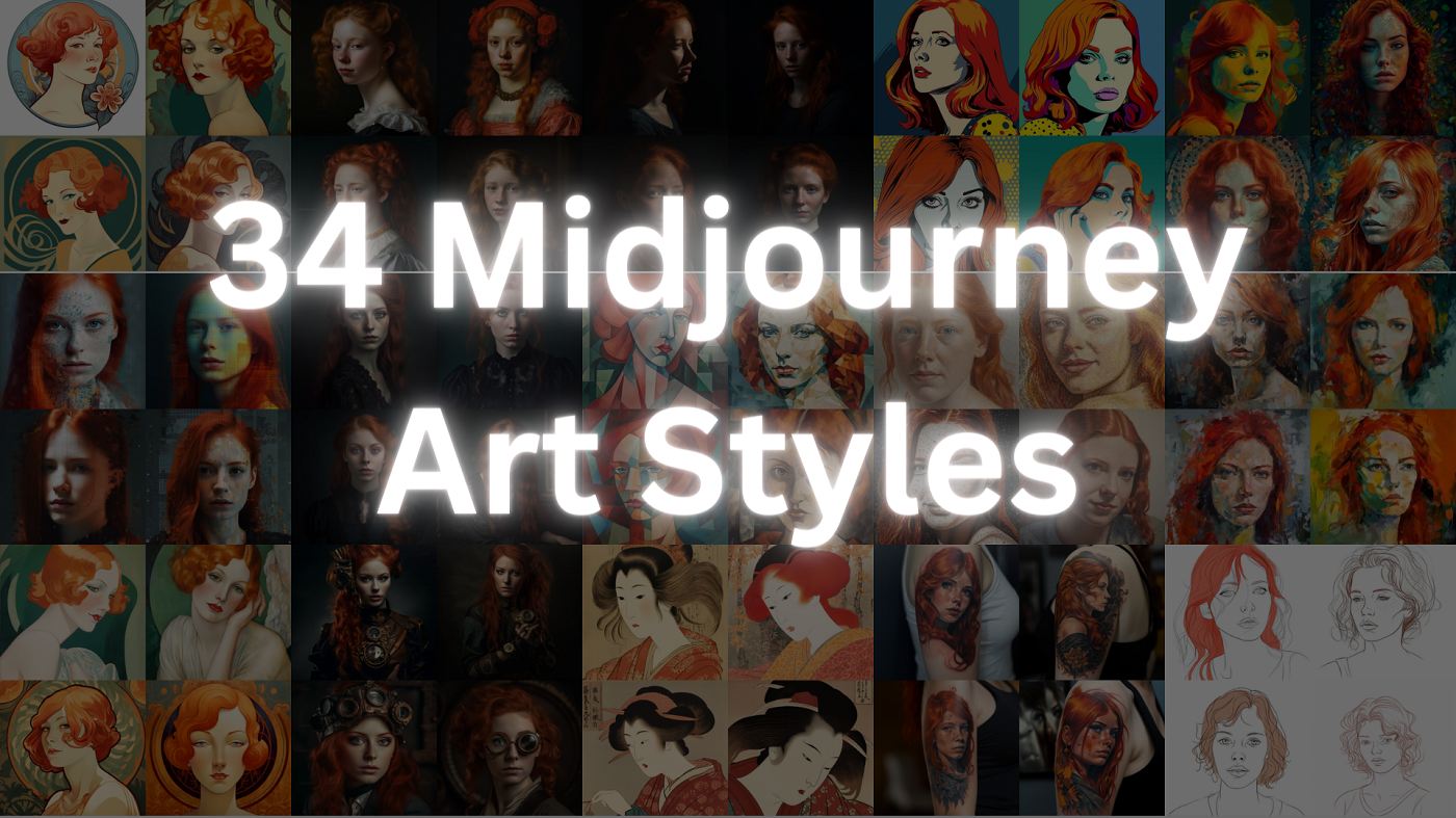 34 Amazing Midjourney Style Art Prompts
